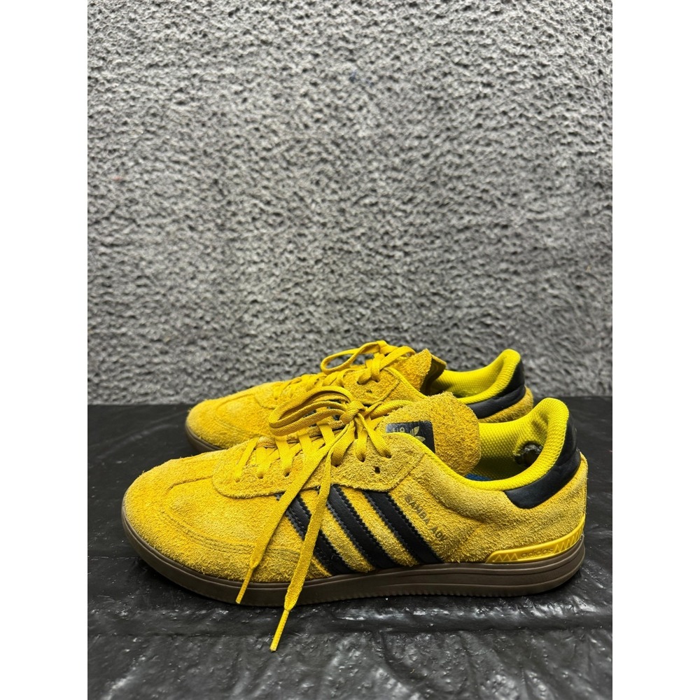 Adidas Originals Samba ADV Lace Up Sneakers Bold Gold DB3188 Mens Size 9.5 US - Picture 5 of 12